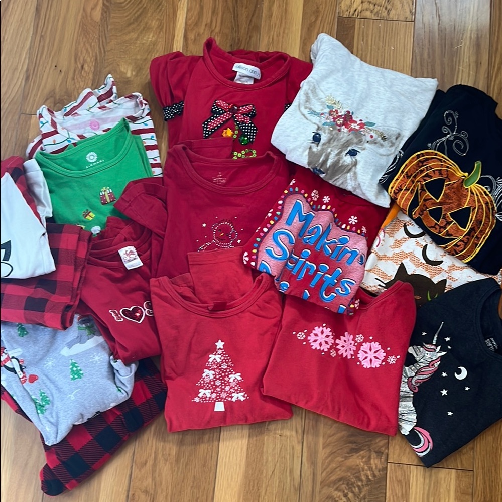 Festive Holiday Graphic Tees Bundle